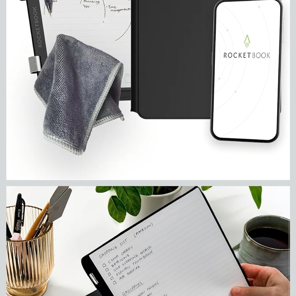 Smart Reusable Notebook - Black
